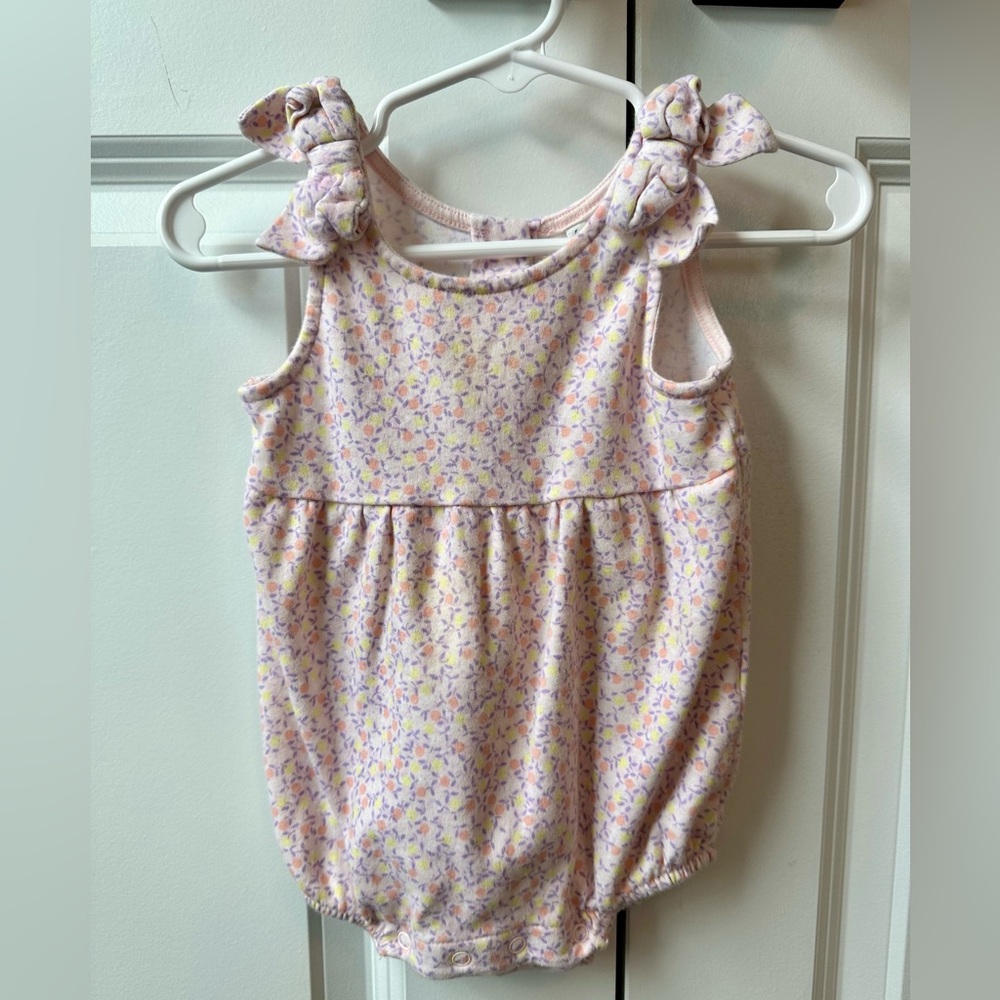 Janie and Jack Ditsy Floral One Piece (Size 3-6 Months)